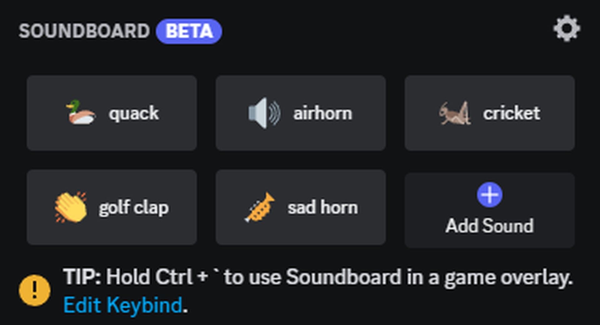 Soundboard звуки
